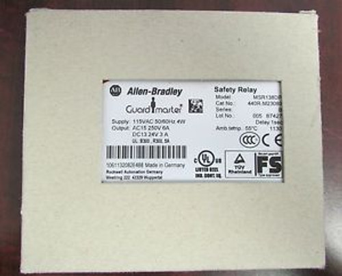 ALLEN BRADLEY MSR138DP Safety Relay 440R M23080