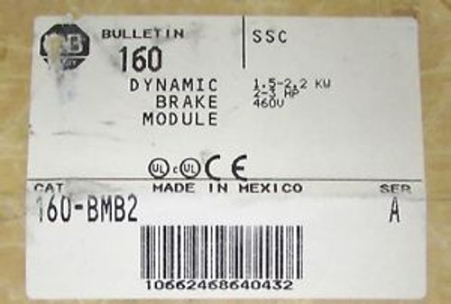 ALLEN BRADLEY Dynamic Brake Module 460V 1.5-2.2 KW 160 BMB2