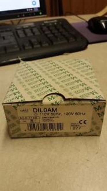 New In Box, Moeller DIL0AM Contactor 110/120V @50/60HZ