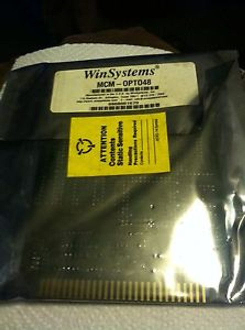 WinSystems MCM-OPTO48 Std Bus Card. Circuit Board. New In Package