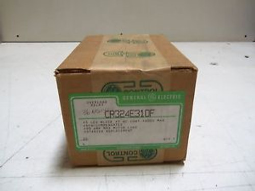 GENERAL ELECTRIC CR324E310F OVERLOAD RELAY BLOCK  SEALED