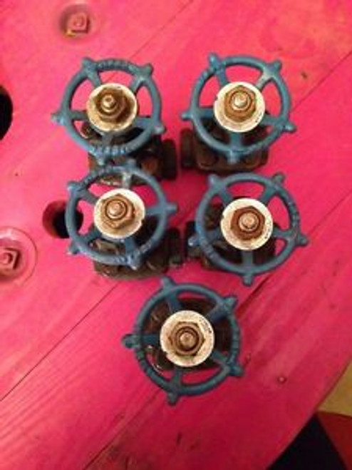 Lot Of 5 Velan 1/2 Gate Valves (2d)21