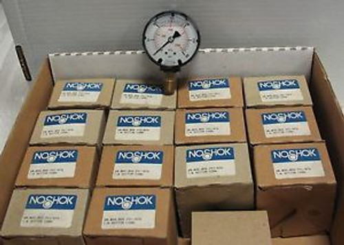 25.900.300 psi/kpa, NOSHOK 1/4 Bottom connection, lot of 15 gauges.