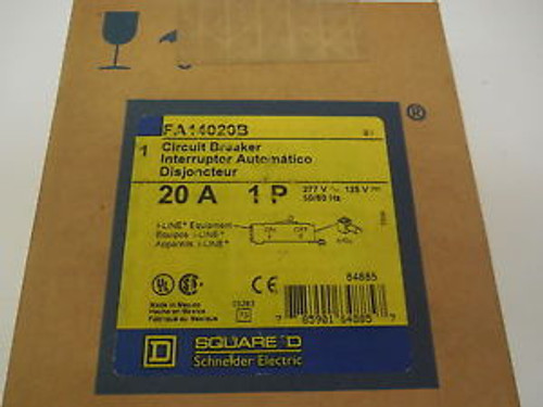 NEW SQUARE D FA-14020B CIRCUIT BREAKER FA14020B