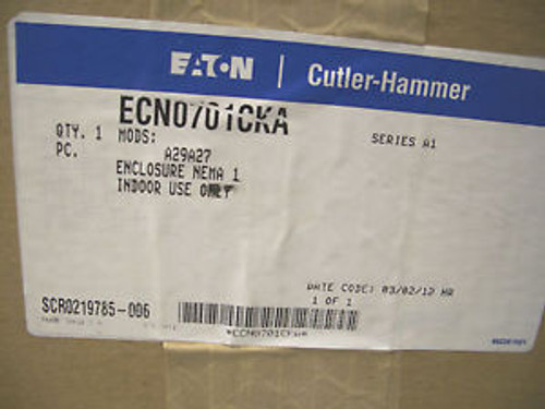 CUTLER-HAMMER ENCLOSED SIZE 0 STARTER CAT#AN16BN0 18A 600V 120VCOIL New
