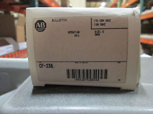 NEW BOX CF236 Allen Bradley Size 5 115-120v coil 50/60hz LATEST BOX