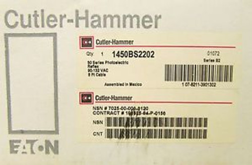 EATON CUTLER HAMMER Photoelectric 50 Series  8ft. REFLEX Sensor 1450 BS2202