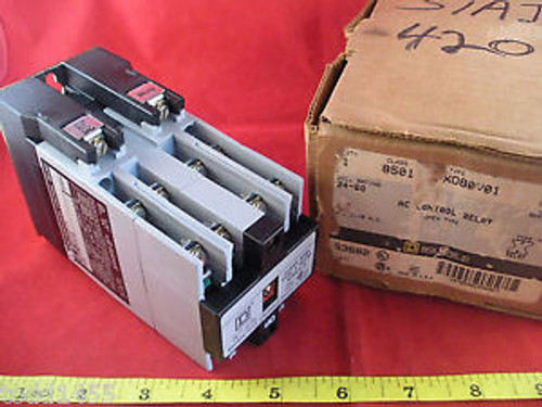 Square D 8501XO80V01 AC Control Relay Coil 24-60 Series A Type X Nos New