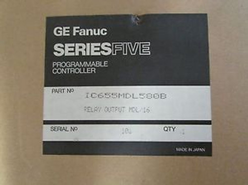 GE FANUC IC655MDL580B 16 Relay Output MDL SERIES FIVE