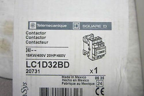 NEW TELEMECANIQUE LC1D32BD CONTACTOR