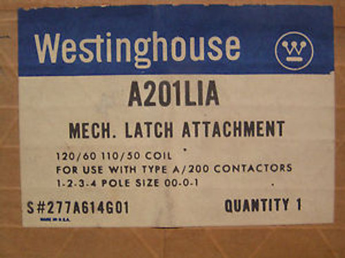 Westinghouse Cutler Hammer #277A614G01 Coil 120V Lighting Contactor Latch NEW