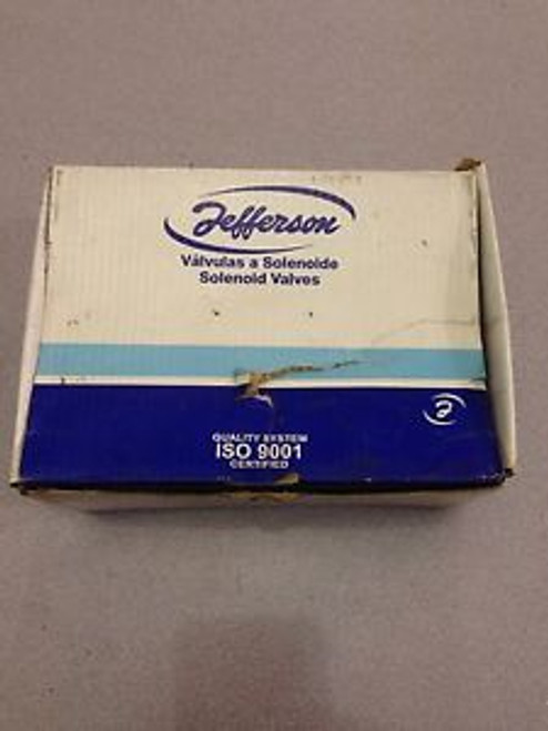 NEW IN BOX JEFFERSON SOLENOID VALVE 1-1/2 PIPE SIZE 1342BA12CLT