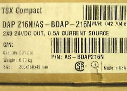 Schneider Modicon AS-BDAP-216N TSX Compact Current Source DAP-216N  New