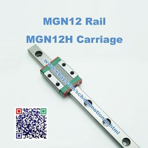 enlarged version Kossel Mini MGN12 600mm 12mm miniature rail MGN12H carriage
