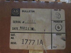 Allen Bradely 1777-IA, New in box, AC (120V) INPUT MODULE