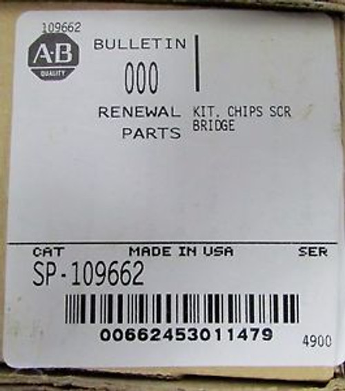 ALLEN BRADLEY SP 109662 CHIPS SCR Bridge Kit Bulletin 000 Drive Renewal Part