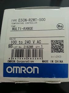 Omron temperature controller E5CN-R2MT-500 100 to 240 V AC New