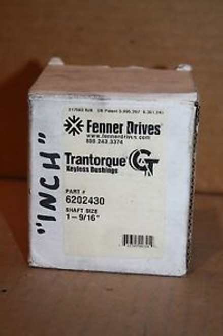 FENNER 6202430 TRANTORQUE KEYLESS BUSHING 1-9/16 SHAFT