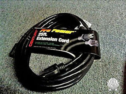 100 Ft Extension Cord: 12 Gauge Indoor/Outdoor All Blk