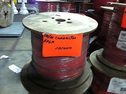 14/4C Shielded FPLR Fire Alarm Cable. 1000 reel Red.
