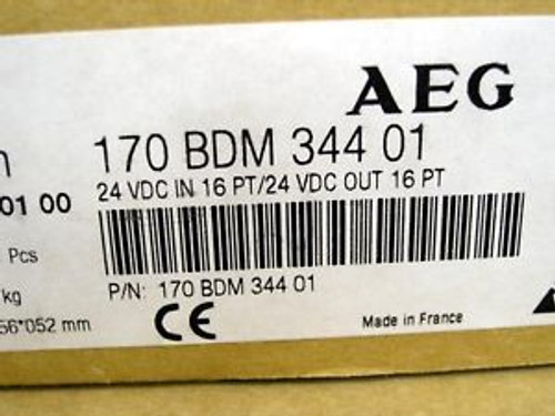 New MODICON 170BDM34401  24VDC 16pt in & out