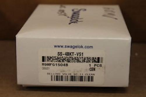 SWAGELOK SS-4BKT-V51 VALVE