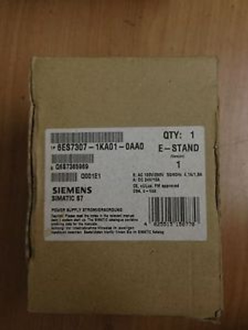 Siemens Simatic S7 6ES7 307-1KA01-0AA0 Power Supply Module 10A