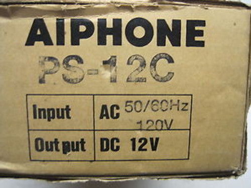 NEW AIPHONE PS-12C POWER SUPPLY PS12C