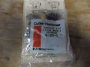 Cutler Hammer Contact Kit 6-25-2 new