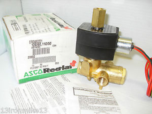 NEW ASCO Red-Hat II EF8345G001 4-Way EXPLOSION PROOF SOLENOID VALVE 1/4120Vac