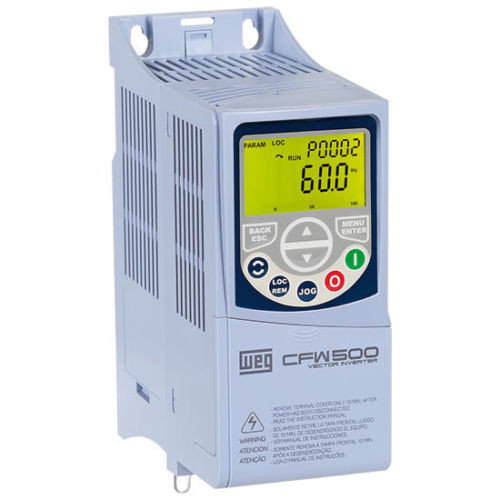 WEG VARIABLE FREQUENCY DRIVE CFW500D28P0T2DBN1 FOR 10-HP MOTOR200-240VAC 3PHASE*