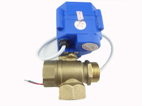 10 X 3 way motorized ball valve DN20(reduce port) T port motorized ball valve