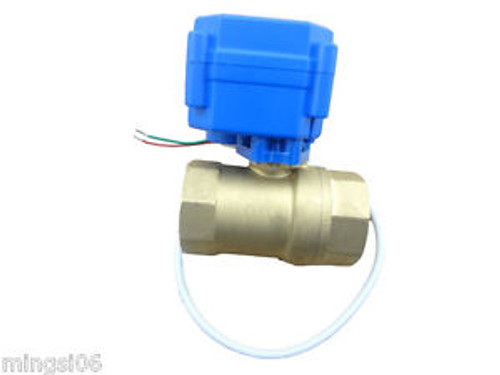 10 units of motorized ball valve DN20(reduce port), 2 way, 12V,electrical valve