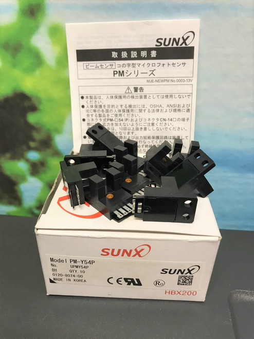 10pcs Panasonic SUNX PM-Y54P Photoelectric Sensor New In Box