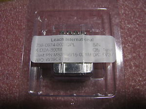 LEACH RELAY # K-D2A-300M NSN: 5945-01-162-6325  # M83536/15-021M  DUAL MKT