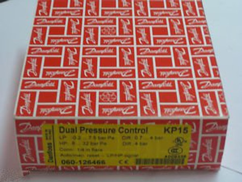 Danfoss Dual Pressure Control Manual Reset KP15 060-126466 new in box