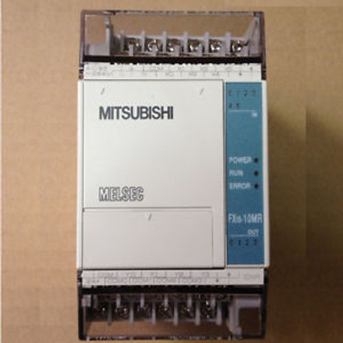 Mitsubishi PLC Main Unit DC 24V 6 DI 4 DO Relay FX1S-10MR-D New in box