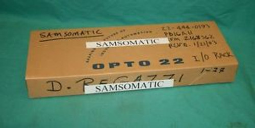 Opto 22, PB16AH, SAMSOMATIC Quad Pak Mounting Rack NEW