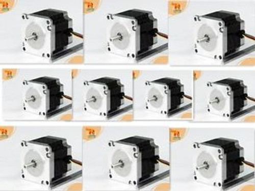 10 PCS NEMA23 Wantai Stepper Motor 185 oz-in CNC ,2.0A, 2phase,3D Mill, Engrave