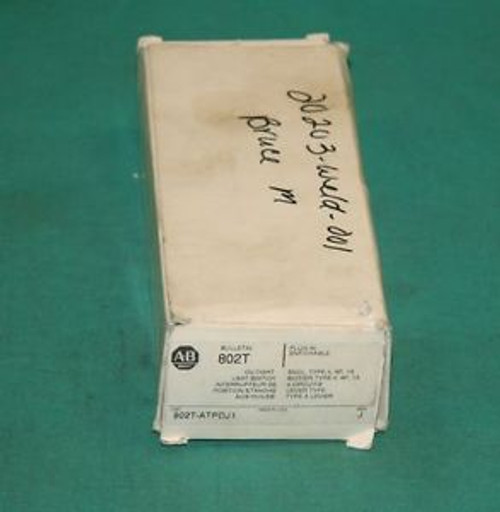 Allen Bradley, 802T-ATPDJ1, Oiltight Limit Switch Ser. J NEW