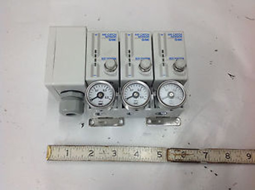 (3) SMC ISA15- Air Catch Sensor Manifold, 12-24VDC, Max Press 200kPa, NEW