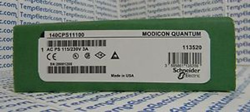 140-CPS-111-00 MODICON POWER SUPPLY MODULE 3AMP 115/230VAC 140CPS11100