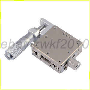 X-axis 40X40mm steel linear stage cross-roller bearing high precision X40-L-S