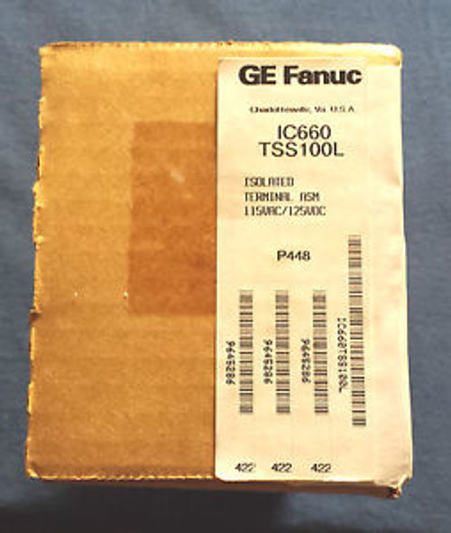GE FANUC IC660TSS100L GENIUS Terminal Assembly  and genius I/O