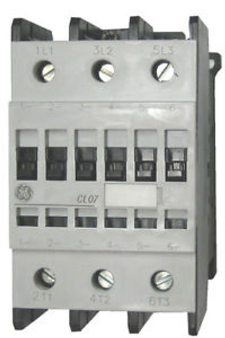 GE CL07A300MJ 3 pole 100 AMP contactor with a 120 volt AC coil