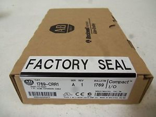 ALLEN BRADLEY 1769-CRR1 SER. A EXPANSION CABLE DATE: 02/05 FACTORY SEALED