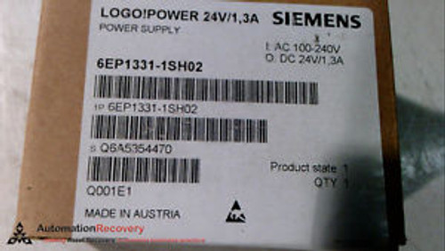 SIEMENS 6EP1-331-1SH02  POWER SUPPLY, NEW