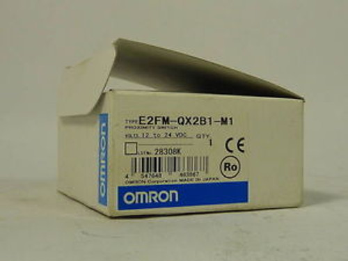 Omron Proximity Switch 12-24VDC E2FM-QX2B1-M1  NEW