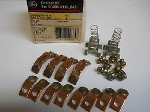 GENERAL ELECTRIC 546A301G053 CONTACT KIT 4 POLES WITH SPRINGS/SCREWS NEW IN BOX