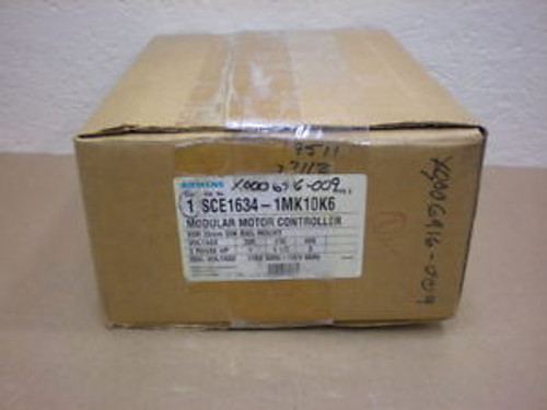 1 New SIEMENS SCE1634-1MK10K6 SCE16341MK10K6 MODULAR MOTOR CONTROLLER